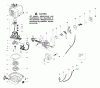 Poulan / Weed Eater GHT180LE (Type 1) - Weed Eater Hedge Trimmer Ricambi Engine Assembly Type 1
