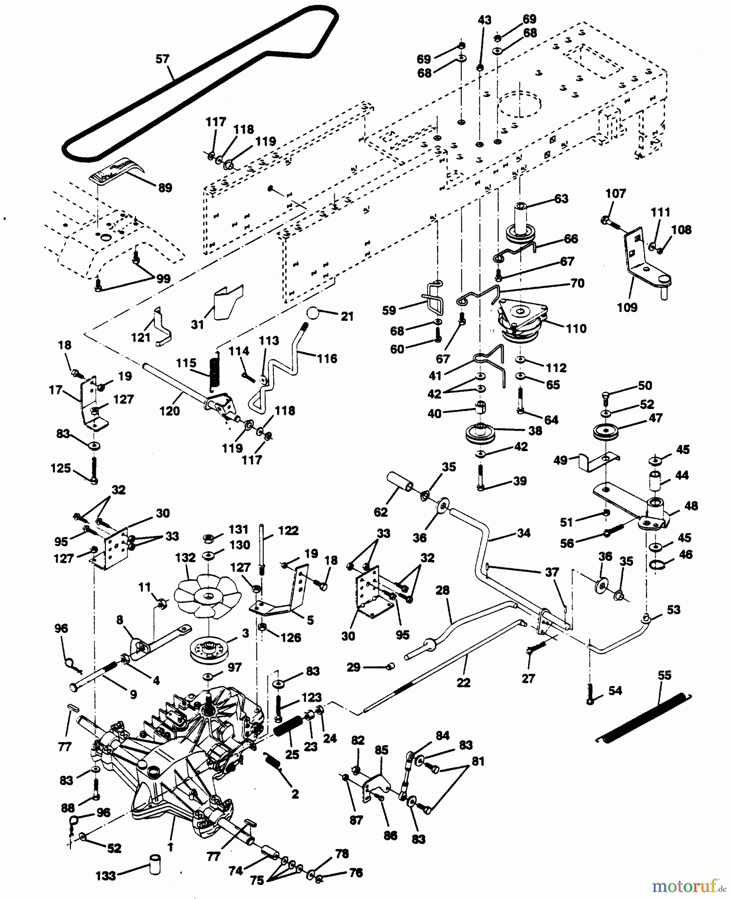 Poulan / Weed Eater Rasen und Gartentraktoren PP125H42JA - Poulan Pro Lawn Tractor DRIVE