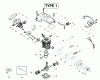 Poulan / Weed Eater 2055LE (Type 1) - Poulan Woodsman Chainsaw Ricambi Engine Assembly Type 1