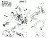 Poulan / Weed Eater 2055LE (Type 2) - Poulan Woodsman Chainsaw Ricambi Chassis & Handle Assembly Type 2