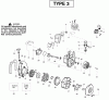 Poulan / Weed Eater BV2000LE (Type 3) - Weed Eater Barracuda Blower Ricambi Engine Type 3
