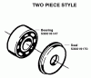 Spareparts Bearing & Seal - Two Piece Style