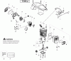 Poulan / Weed Eater PP4018 (Type 2) - Poulan Pro Chainsaw Ricambi Engine Type 2