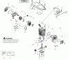 Poulan / Weed Eater PP4218 (Type 2) - Poulan Pro Chainsaw Ricambi Engine Type 2