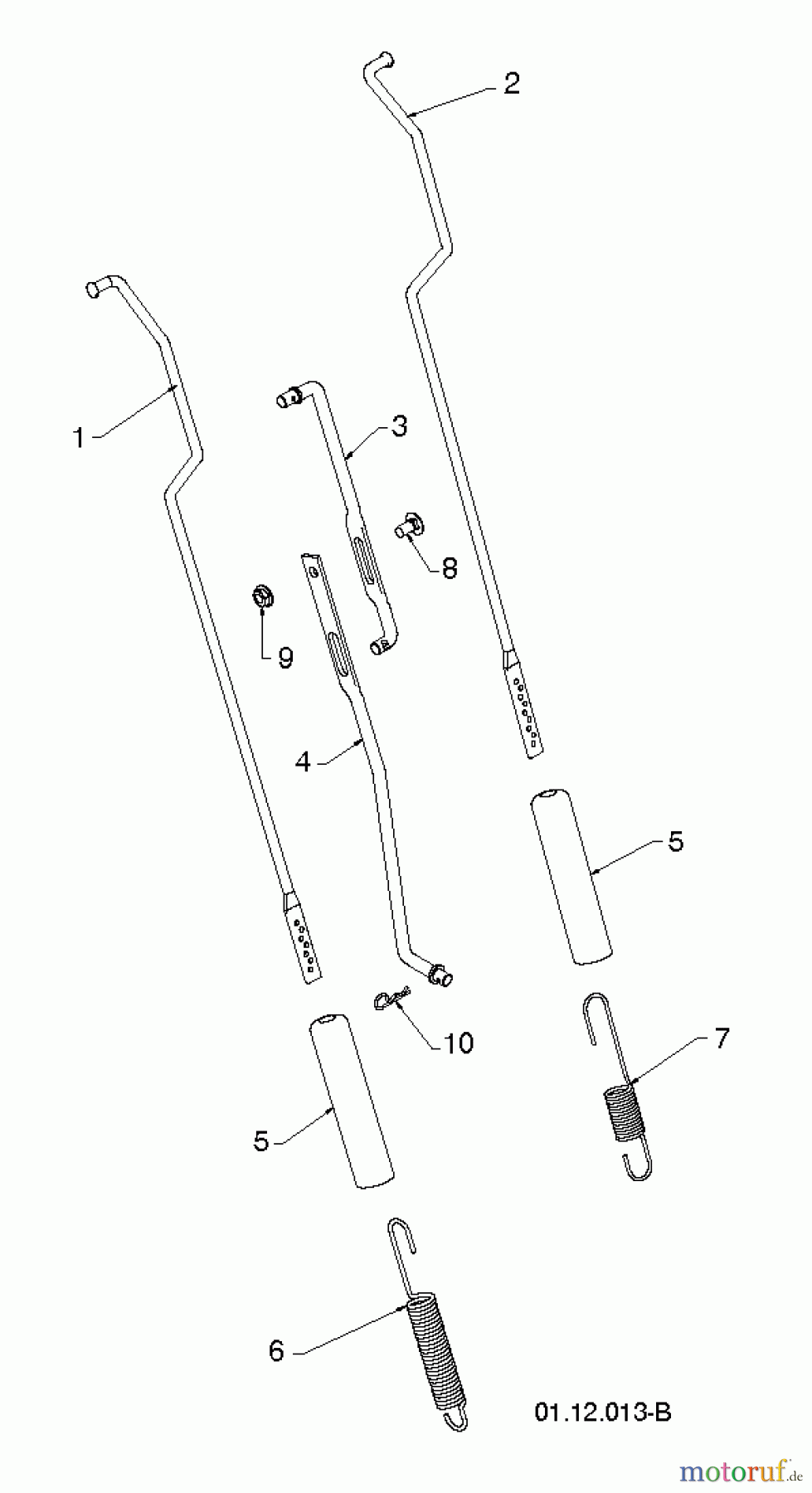 Poulan / Weed Eater Schneefräsen 961940010 (96194001005) - Poulan Pro Snow Thrower (2013-07) HANDLE #2
