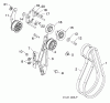 Poulan / Weed Eater 961980056 (96198005603) - Poulan Pro Snow Thrower (2013-07) Ricambi CHASSIS ENGINE PULLEYS #2