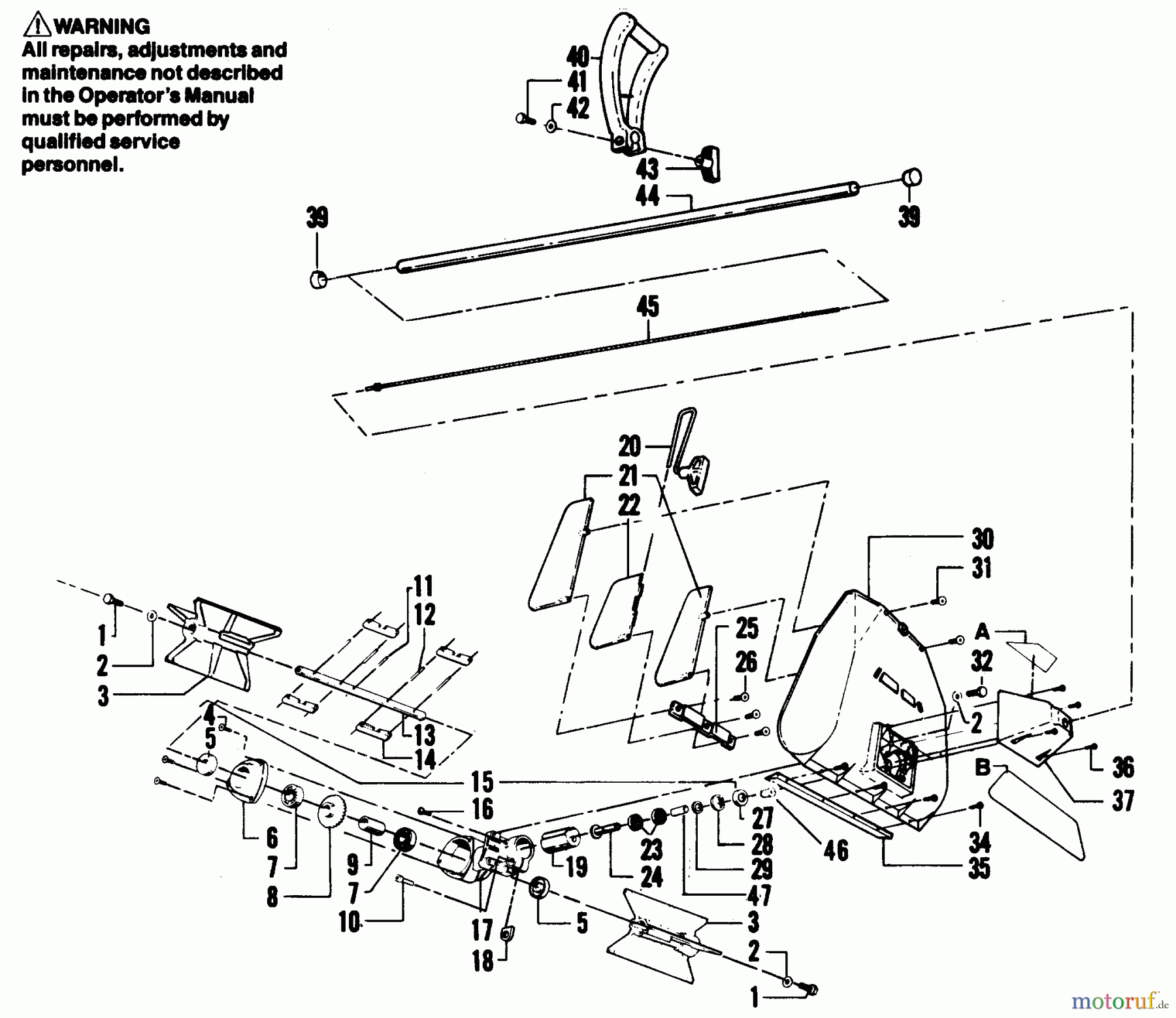Poulan / Weed Eater Motorsensen, Trimmer 6500 - Weed Eater String Trimmer SHOVEL ASSEMBLY