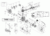 Poulan / Weed Eater BC2400 (Type 2) - Weed Eater String Trimmer Ricambi Engine Assembly Type 1 & 2