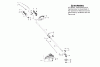 Poulan / Weed Eater PP130 (579060601) (966805601) - Poulan Pro String Trimmer (2011-10) Ricambi HANDLE CONTROLS