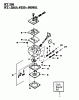Poulan / Weed Eater TBC57 - Weed Eater String Trimmer Ricambi CARBURETOR WA-298, WT-298A