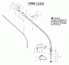 Poulan / Weed Eater TE400LE (Type 2) - Weed Eater String Trimmer Listas de piezas de repuesto y dibujos Driveshaft & Cutting Head