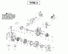 Poulan / Weed Eater PPBVM200LE (Type 4) - Weed Eater Blower Ricambi Engine Assembly Type 4