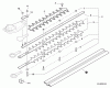 Shindaiwa DH231 - Hedge Trimmer, Dual-Sided, S/N: T09111001001 - T09111999999 Pièces détachées Blades - 24"