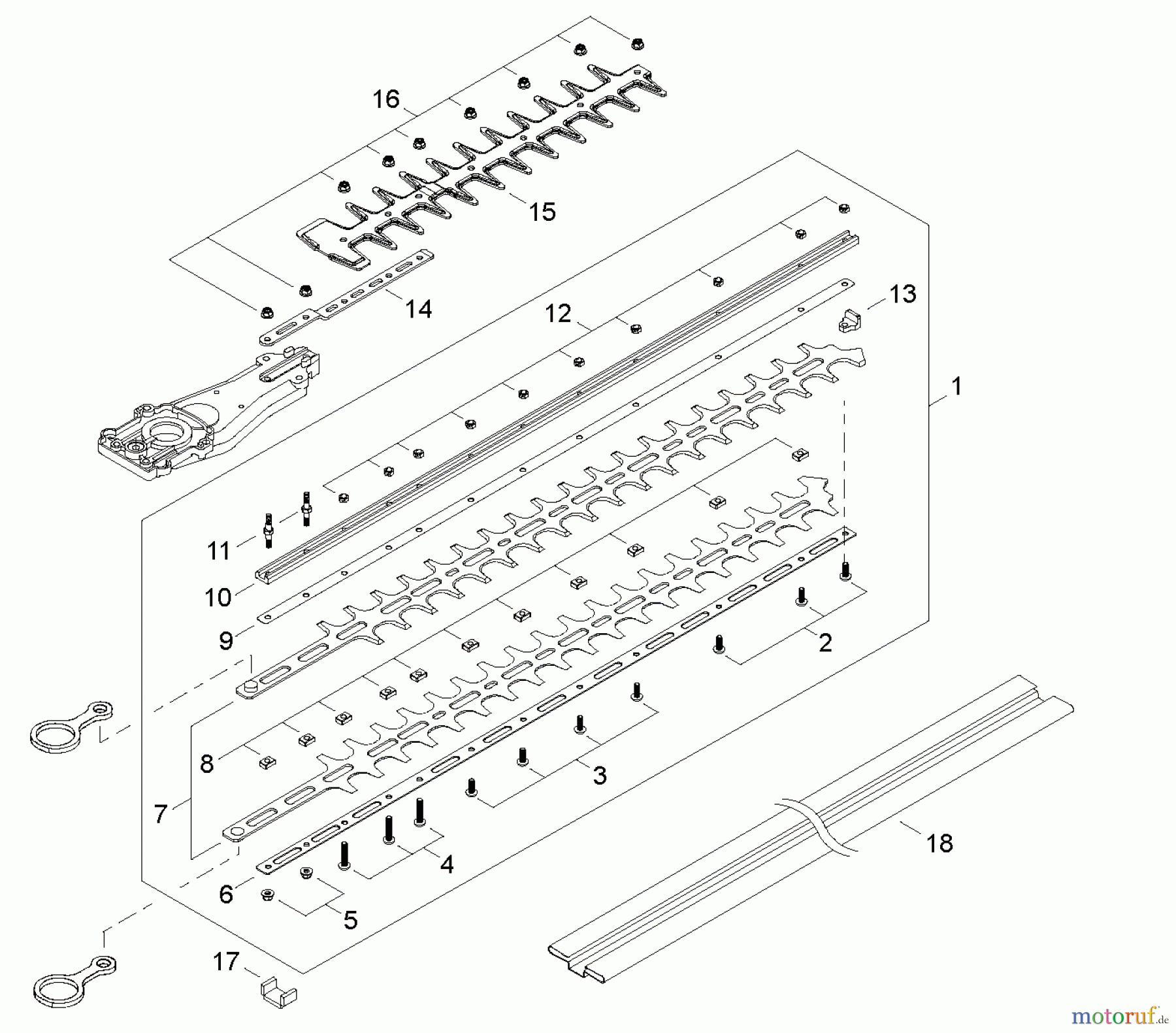  Shindaiwa Heckenscheren DH2510 - Shindaiwa Hedge Trimmer, Dual-Sided 30