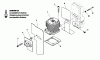 Shindaiwa EB480 - Back Pack Blower Listas de piezas de repuesto y dibujos Cylinder
