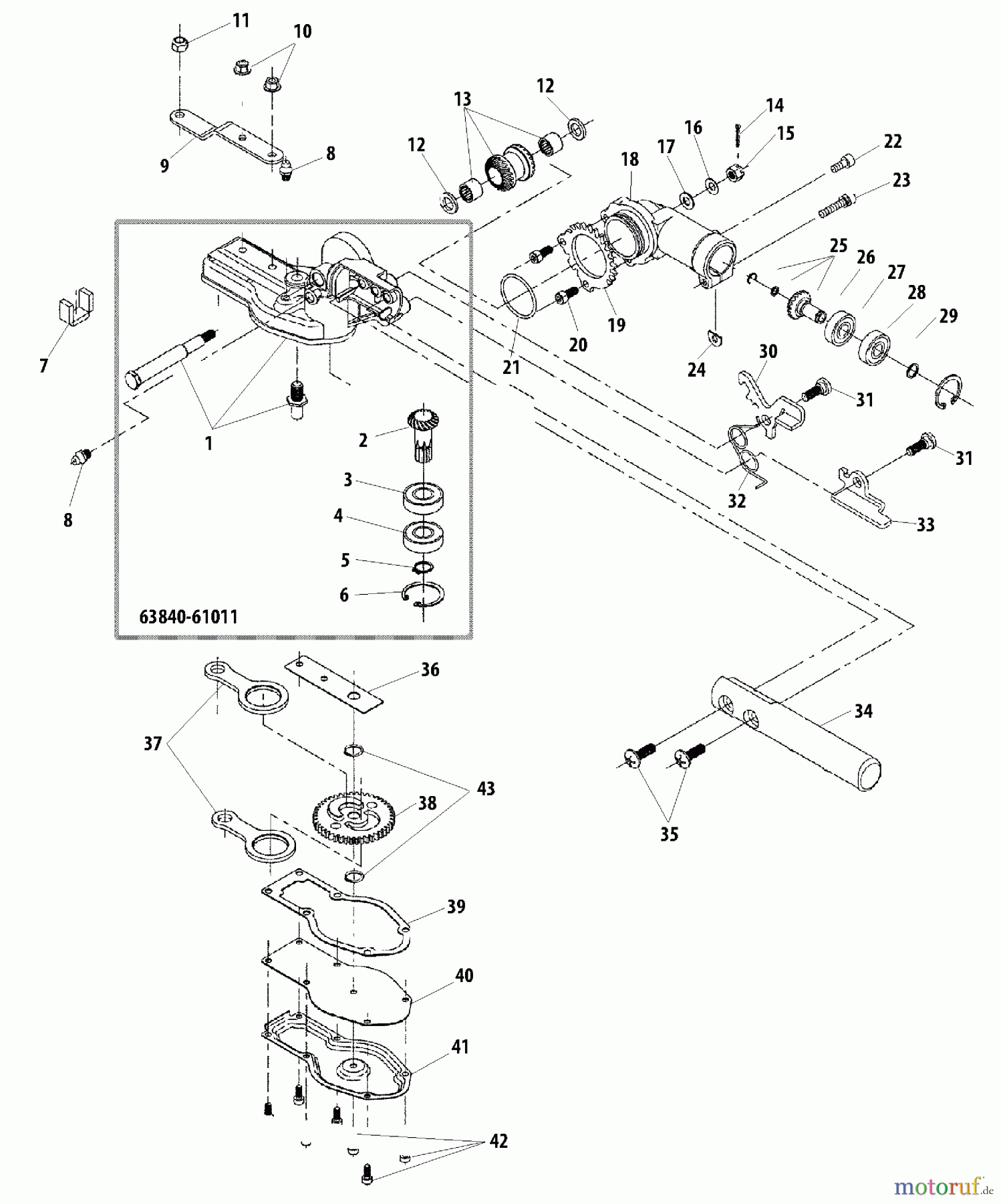  Shindaiwa Trimmer, Faden / Bürste 65003 - Shindaiwa Articulating Hedge Trimmer Attachment Gearcase