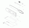 Shindaiwa 78702 - Pole Saw / Pruner Attachment Pièces détachées Tool Kit / Guide Bar / Chain