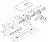 Shindaiwa B450 EMC - String Trimmer / Brush Cutter, S/N: 20008885 - 20012244 Ersatzteile Outer Tube