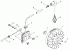 Shindaiwa B45LA - String Trimmer / Brush Cutter, S/N: 9013121 - 9096060 Spareparts Flywheel, Ignition