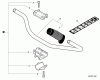 Shindaiwa BCK-11 - U-Handle Blade Combo Conversion Kit, for T254 String Trimmer, S/N: T10212001001 - T10212999999 Pièces détachées U-Handle