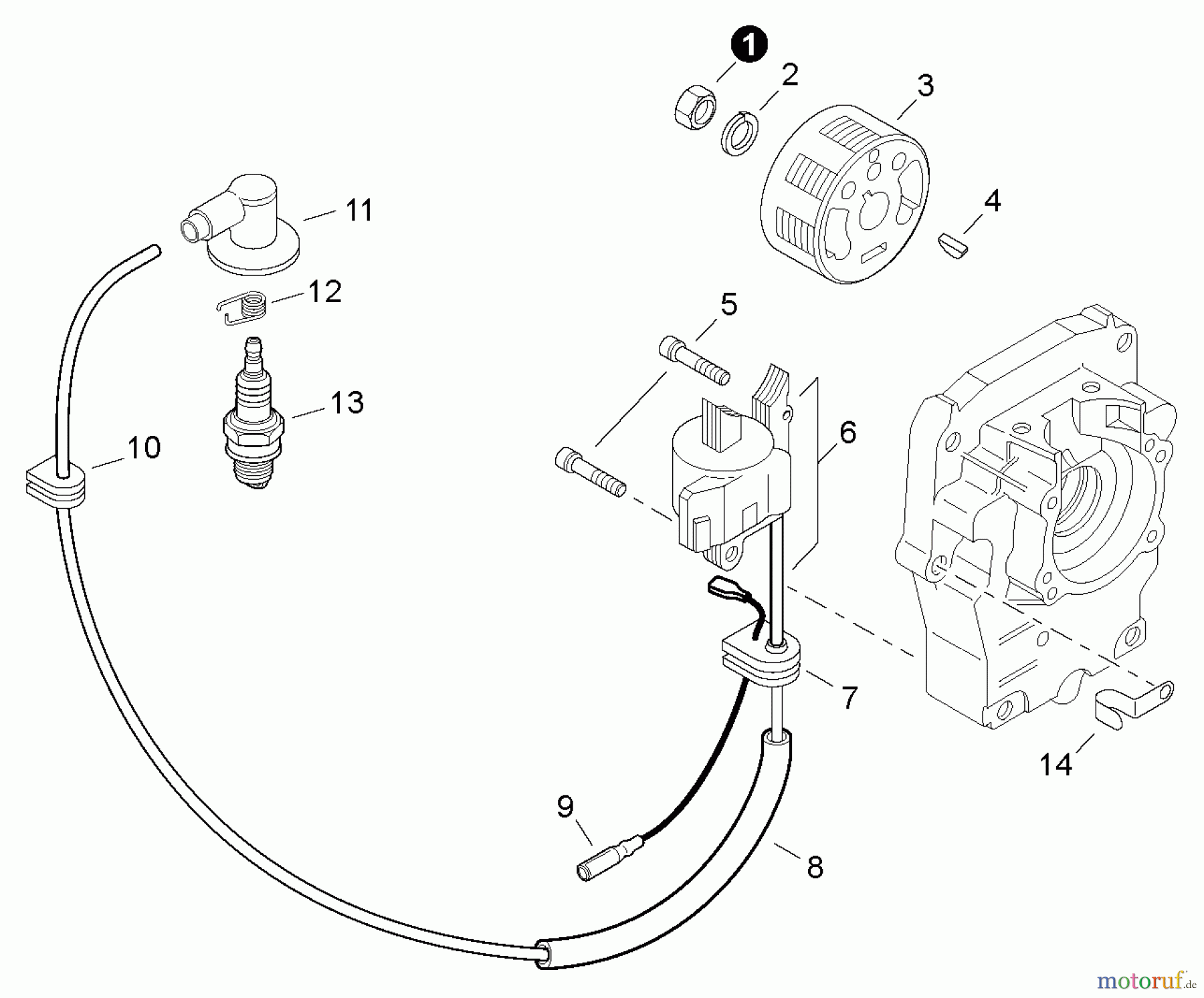  Shindaiwa Bläser / Sauger / Häcksler / Mulchgeräte EB500 - Shindaiwa Back Pack Blower, Ignition / Flywheel