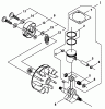 Shindaiwa C230 - String Trimmer / Brush Cutter, S/N: 9010691 - 9095610 Listas de piezas de repuesto y dibujos Clutch, Piston