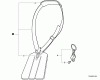 Shindaiwa C254 - String Trimmer / Brush Cutter, S/N: T10611001001 - T1061199 Spareparts Shoulder Harness