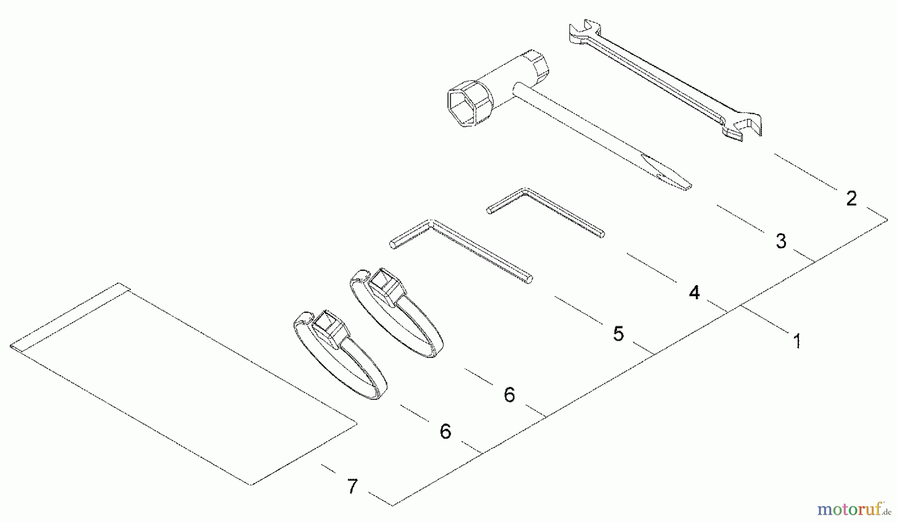  Shindaiwa Trimmer, Faden / Bürste C3410 - Shindaiwa String Trimmer / Brush Cutter Service Tool Kit