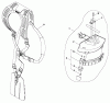 Shindaiwa C350 - String Trimmer / Brush Cutter, S/N: 20001921 - 20003190 Spareparts Debris Shield / Harness Assembly
