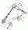 Shindaiwa C350 - String Trimmer / Brush Cutter, S/N: 20001921 - 20003190 Spareparts Gear Case