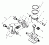 Shindaiwa F195S - String Trimmer Listas de piezas de repuesto y dibujos Clutch, Piston