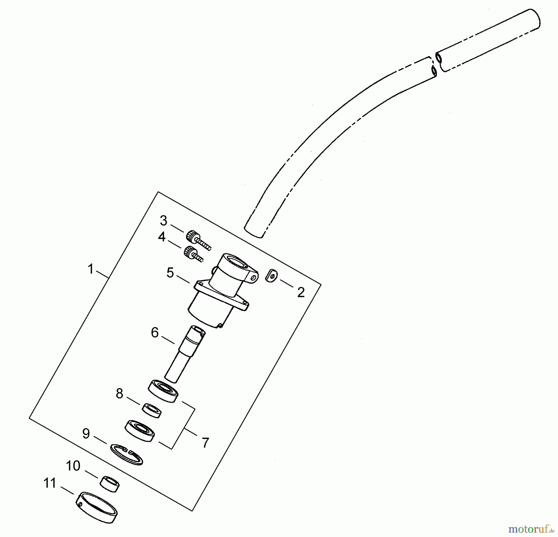  Shindaiwa Trimmer, Faden / Bürste F222-Shindaiwa String Trimmer Main Pipe