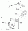 Shindaiwa F230 - String Trimmer Listas de piezas de repuesto y dibujos Throttle Cable, Throttle Lever