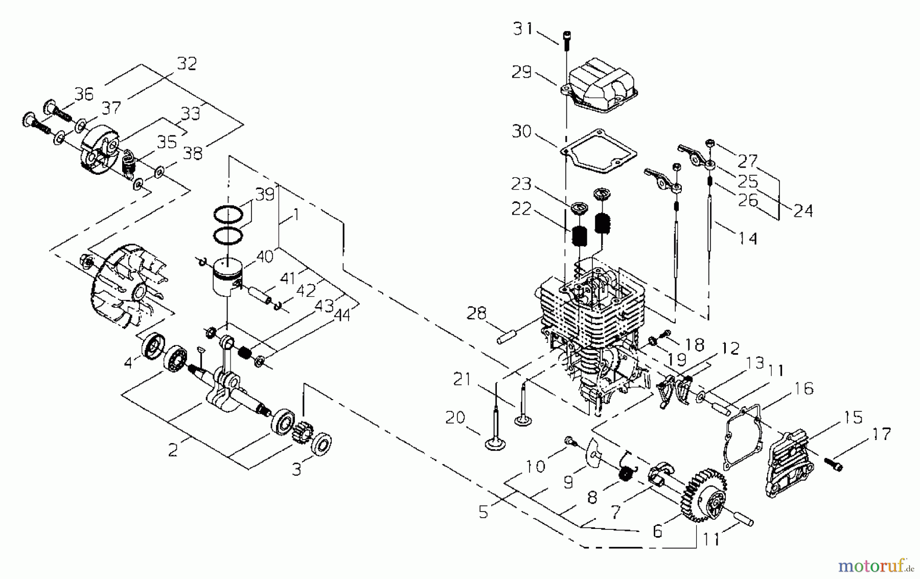  Shindaiwa Trimmer, Faden / Bürste M2510 - Shindaiwa Multi-Tool Clutch, Crankshaft, Valve Train, Piston