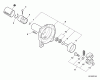 Shindaiwa AHS242 - Articulating Hedge Trimmer, S/N: T17811001001 - T1781199999 Listas de piezas de repuesto y dibujos Clutch, Fan Case
