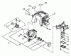 Shindaiwa T2510X - String Trimmer Listas de piezas de repuesto y dibujos Engine Cover, Reed Valve