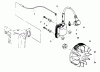 Shindaiwa T270 - String Trimmer Listas de piezas de repuesto y dibujos Flywheel, Ignition