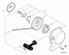 Shindaiwa PS344 - Power Broom, S/N: T15513001001 - T15513999999 Listas de piezas de repuesto y dibujos Starter