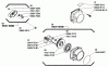 Shindaiwa T350 - String Trimmer Listas de piezas de repuesto y dibujos Starter