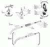 Shindaiwa YW220 - String Trimmer (Yardware) Listas de piezas de repuesto y dibujos Outer Tube, Handle