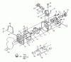 Shindaiwa GP450 - Water Pump Listas de piezas de repuesto y dibujos Casing Assembly