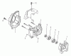 Shindaiwa GP450 - Water Pump Listas de piezas de repuesto y dibujos Crankcase Assembly