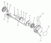 Shindaiwa GP450 - Water Pump Listas de piezas de repuesto y dibujos Starter Sub Assembly