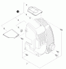 Shindaiwa EB802 - Back Pack Blower, Listas de piezas de repuesto y dibujos Engine Cover