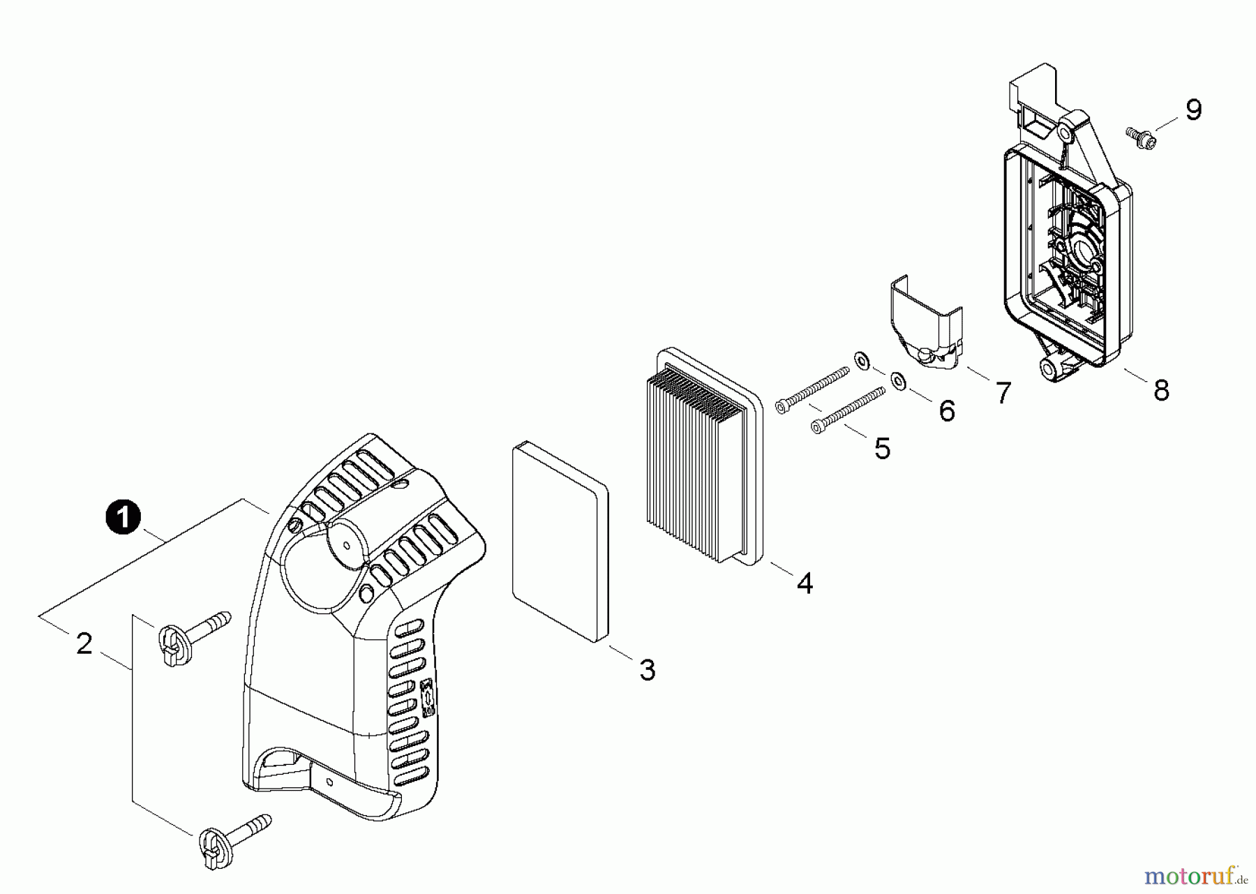  Shindaiwa Bläser / Sauger / Häcksler / Mulchgeräte EB802 - Shindaiwa Back Pack Blower, Air Filter
