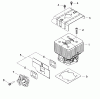 Shindaiwa EB802RT - Back Pack Blower Listas de piezas de repuesto y dibujos Cylinder, Intake