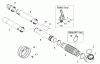 Shindaiwa EB802RT - Back Pack Blower Listas de piezas de repuesto y dibujos Tubes, EB802 Handle