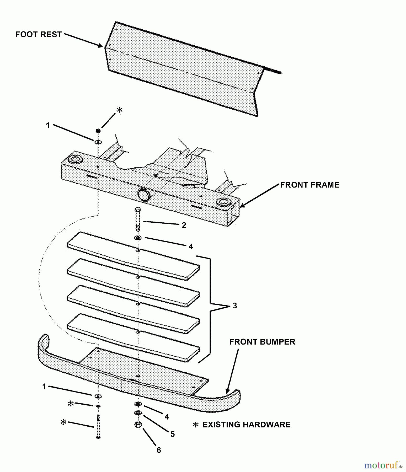 Snapper Zubehör. Rasenmäher 7063039 - Snapper Yard Cruiser Front Weight Kit Front Weight