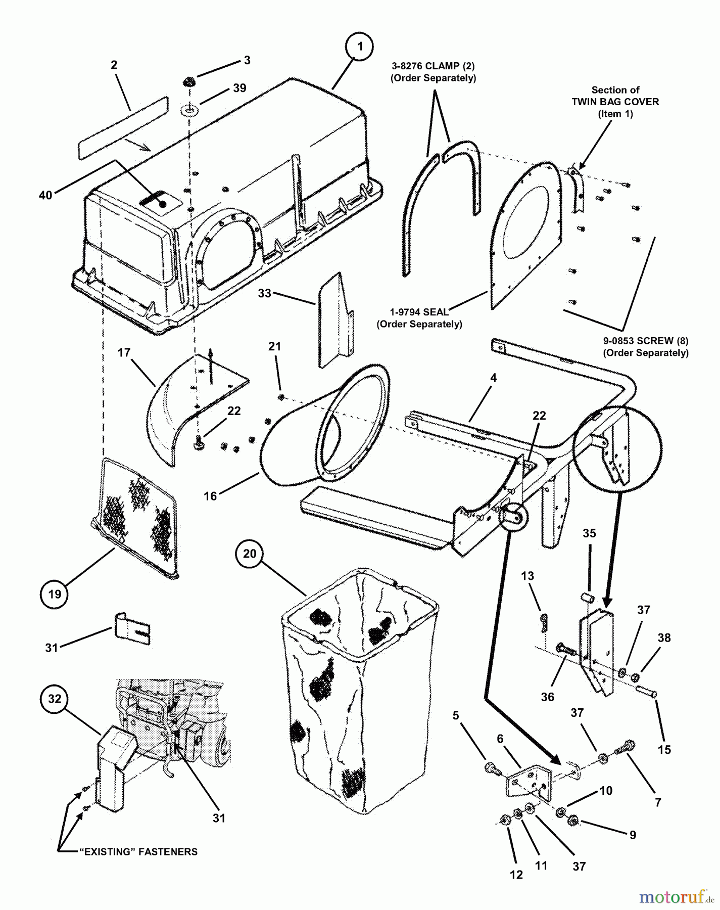 Snapper Zubehör. Rasenmäher 7063046 - Snapper 33