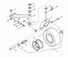 Snapper PL71252KV - Wide-Area Walk-Behind Mower, 12.5 HP, Gear Drive, Loop Handle, Series 2 Listas de piezas de repuesto y dibujos Caster, Wheel & Tire Assembly